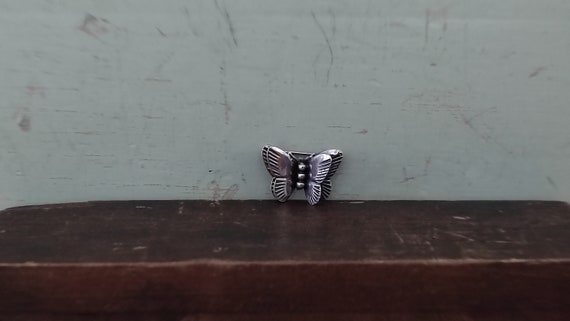 Sterling Butterfly Dimensional Double Winged Litt… - image 2