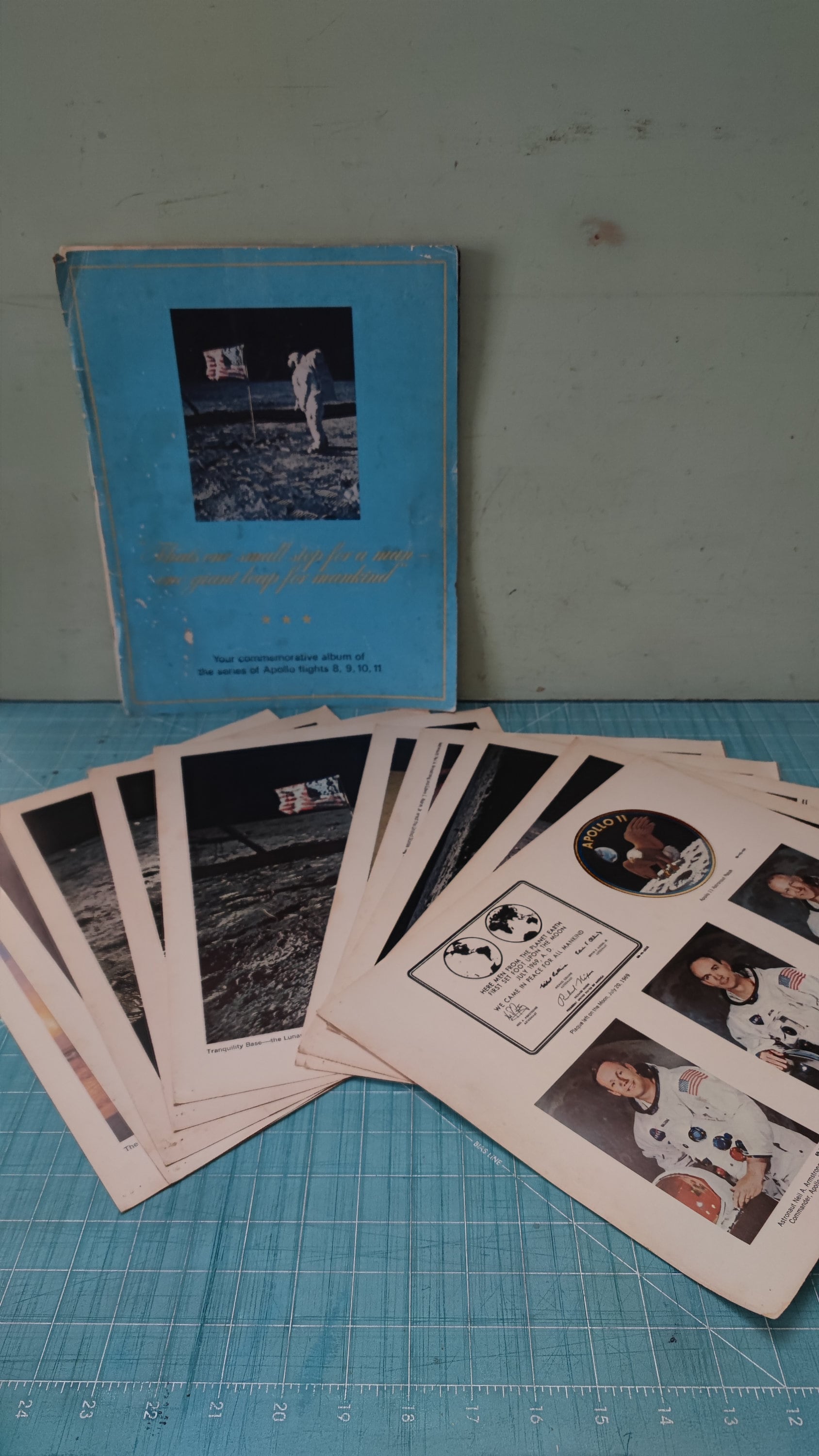 Official Nasa HC 69 Apollo 11 Photographs & 1969 Nasa