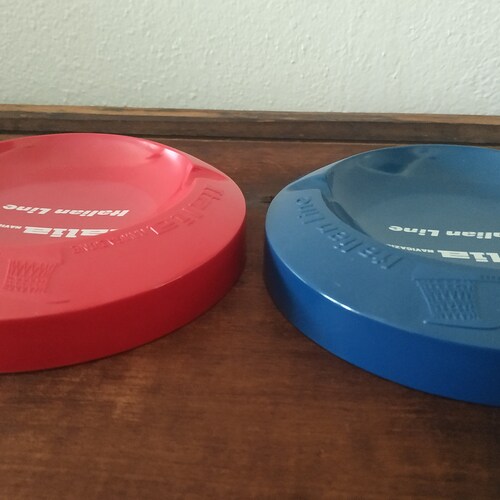 Shops Italian Line Vintage 1970 Navigazione Two Ships Ashtrays