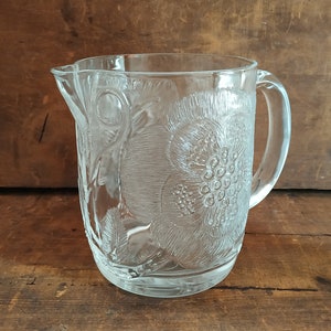 Pioni Oiva Toikka Nuutajarvi Pitcher/Jug Penoy Finland Vintage Nuutajarvi Glass