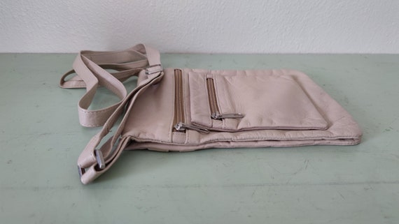 Vintage Vera Pelle Leather Cross Body Travel Pouc… - image 6