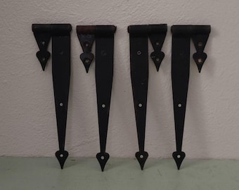 Mueble para diana de dardos con bisagras de hierro forjado de estilo vintage