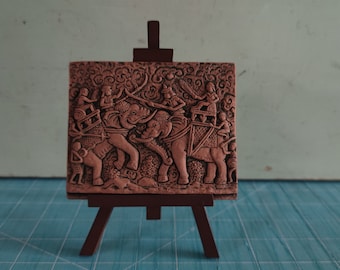 Miniature Terracotta Rokomfer Putti Relief Rajasthan Molela Ceramics India