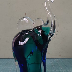 Murano Glass Art Large 8” Elephant V. Nason 1969 - Etsy Canada