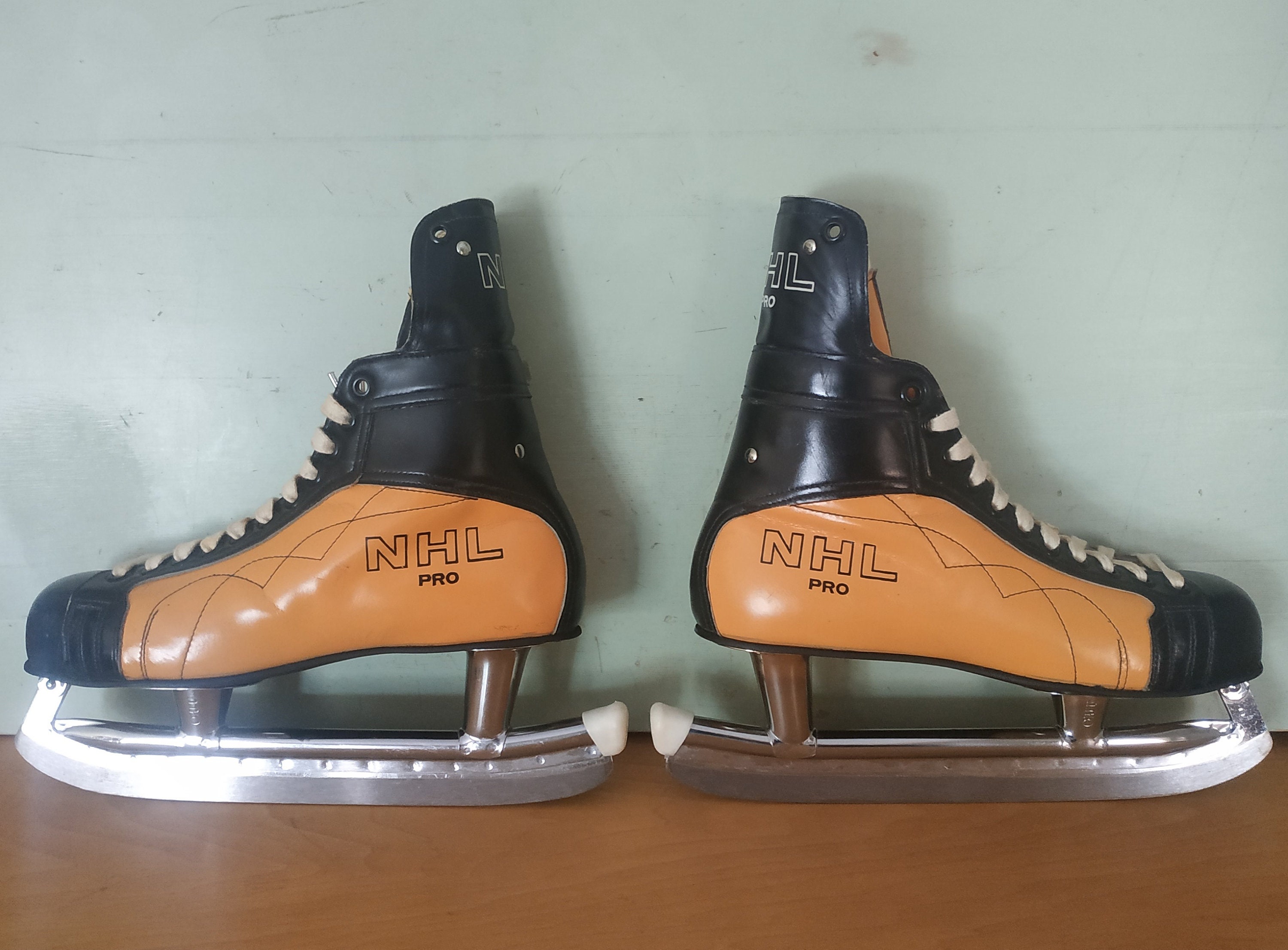 Vintage NHL PRO Hockey Skates Czechoslovakia SLM Canada Blade Etsy