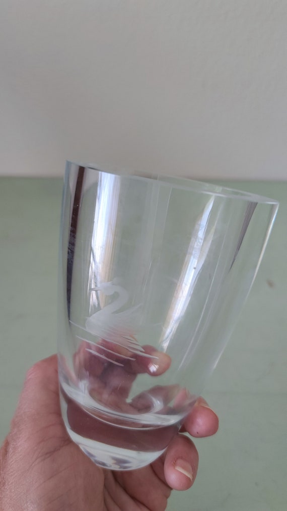 ヴィンテージ エケナス グラスワークス 花瓶 スウェーデン クリスタル