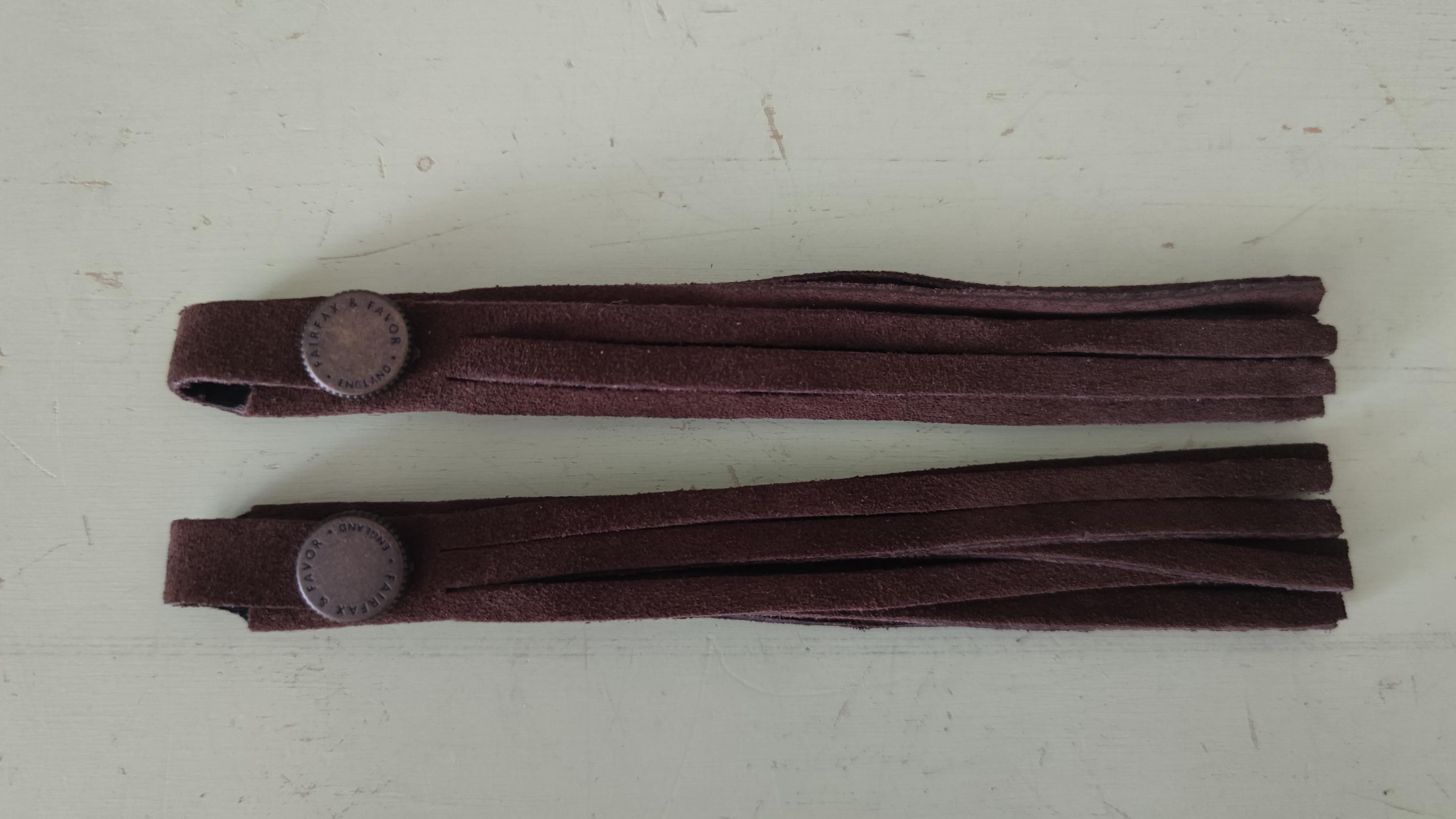 Bottes En Cuir Chocolat Fairfax & Favor Avec Glands – Taille UK 1, Neuves Avec Emballage