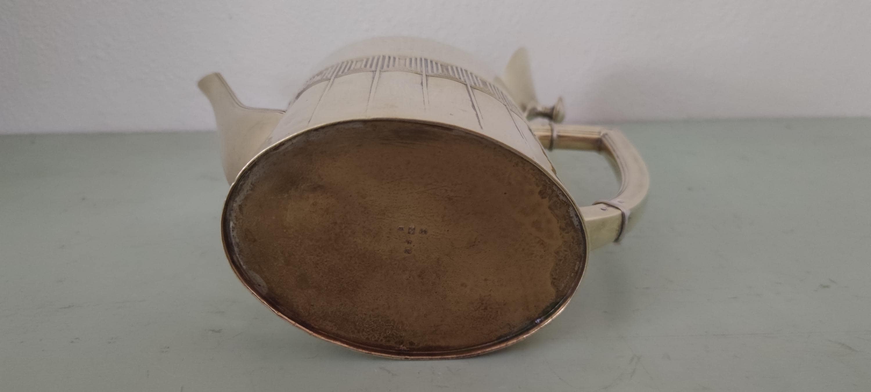 Antique WMF Geislingen Germany Brass Tea Coffee Mocka Pot Early