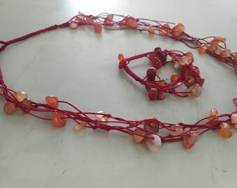 AAA Rode Carneool Japa Mala 108 Kralen Ketting 6mm Hand