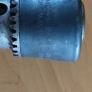 RIDGID Supreme Drill Chuck Head Model No. with Key .50 Capacity with .50 to 20 Thread image 4