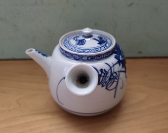 アンティーク 明治時代の日本磁器急須 青白 - Etsy 日本
