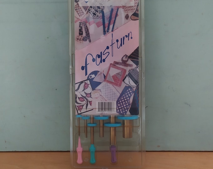 The Crowning Touch Fastturn Set of 6 Tubes and 3 Pull Wires Sewing ...