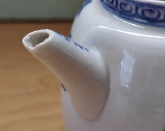 アンティーク 明治時代の日本磁器急須 青白 - Etsy 日本