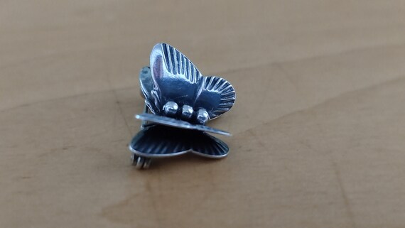 Sterling Butterfly Dimensional Double Winged Litt… - image 6