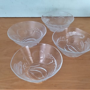 Nuutajarvi Pioni Dessert Bowls Oiva Toikka Iittala Finland