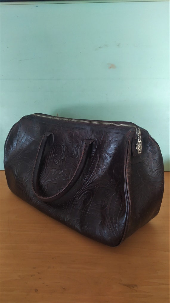 Large Maxx New York Mexican Brown Leather Tote