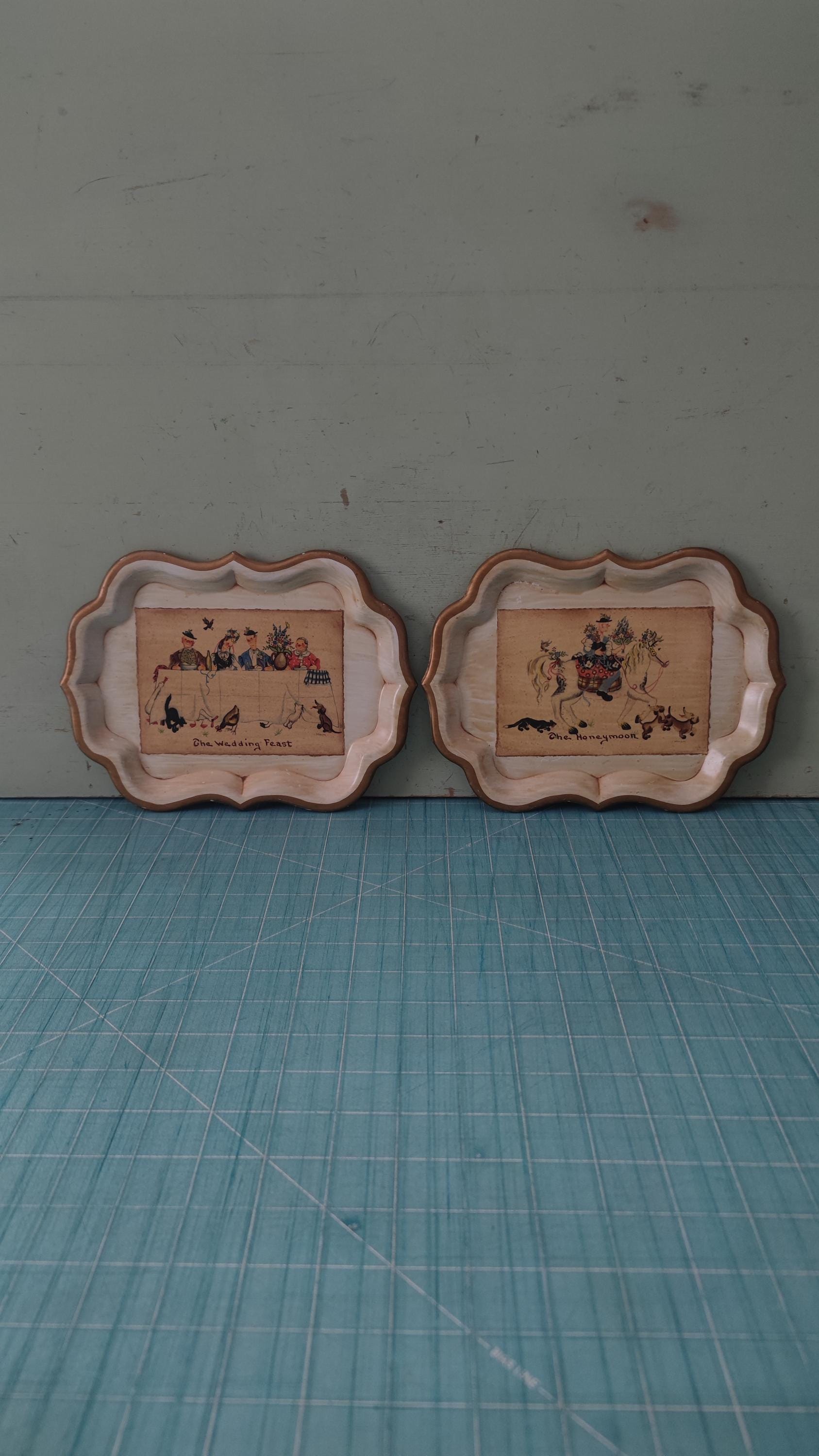 Jean Page Crowell Tole Trays Wedding Feast and Honeymoon Art of