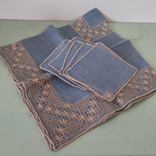 Jute Tablecloth Etsy