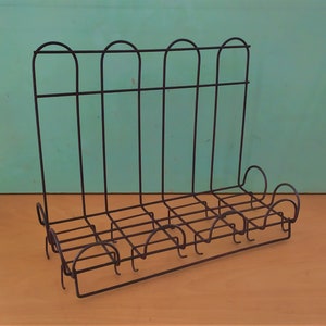 Antique Kitchen Metal Wire Cup and Plate Rack Glass Rack