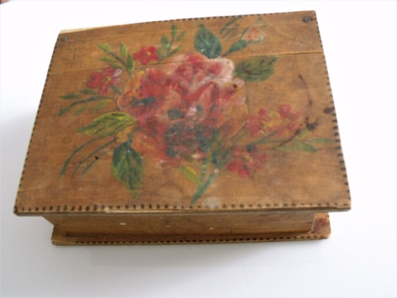 Antique Scandinavian Trinket Box /Scandinavian Fo… - image 1