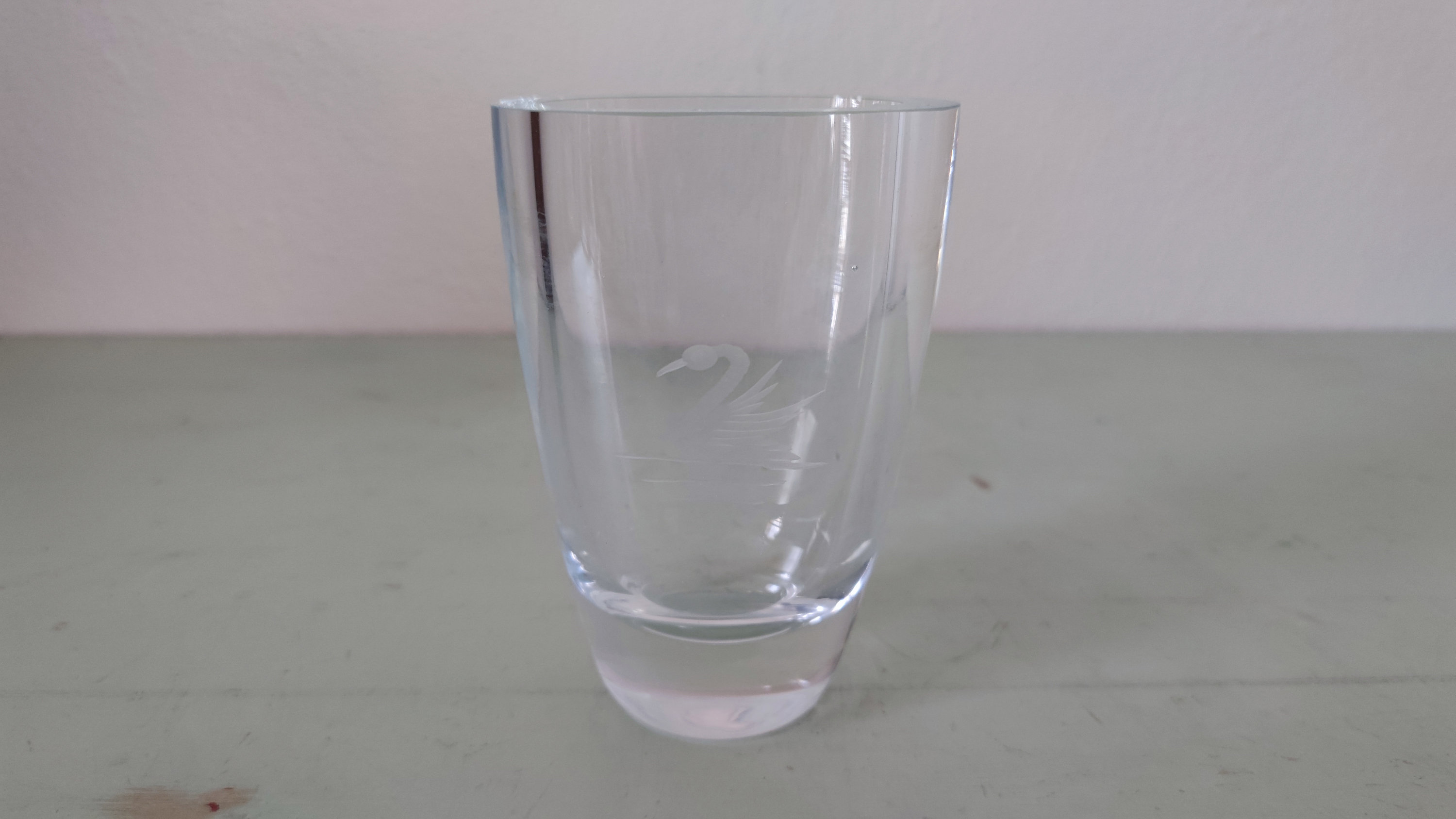 ヴィンテージ エケナス グラスワークス 花瓶 スウェーデン クリスタル