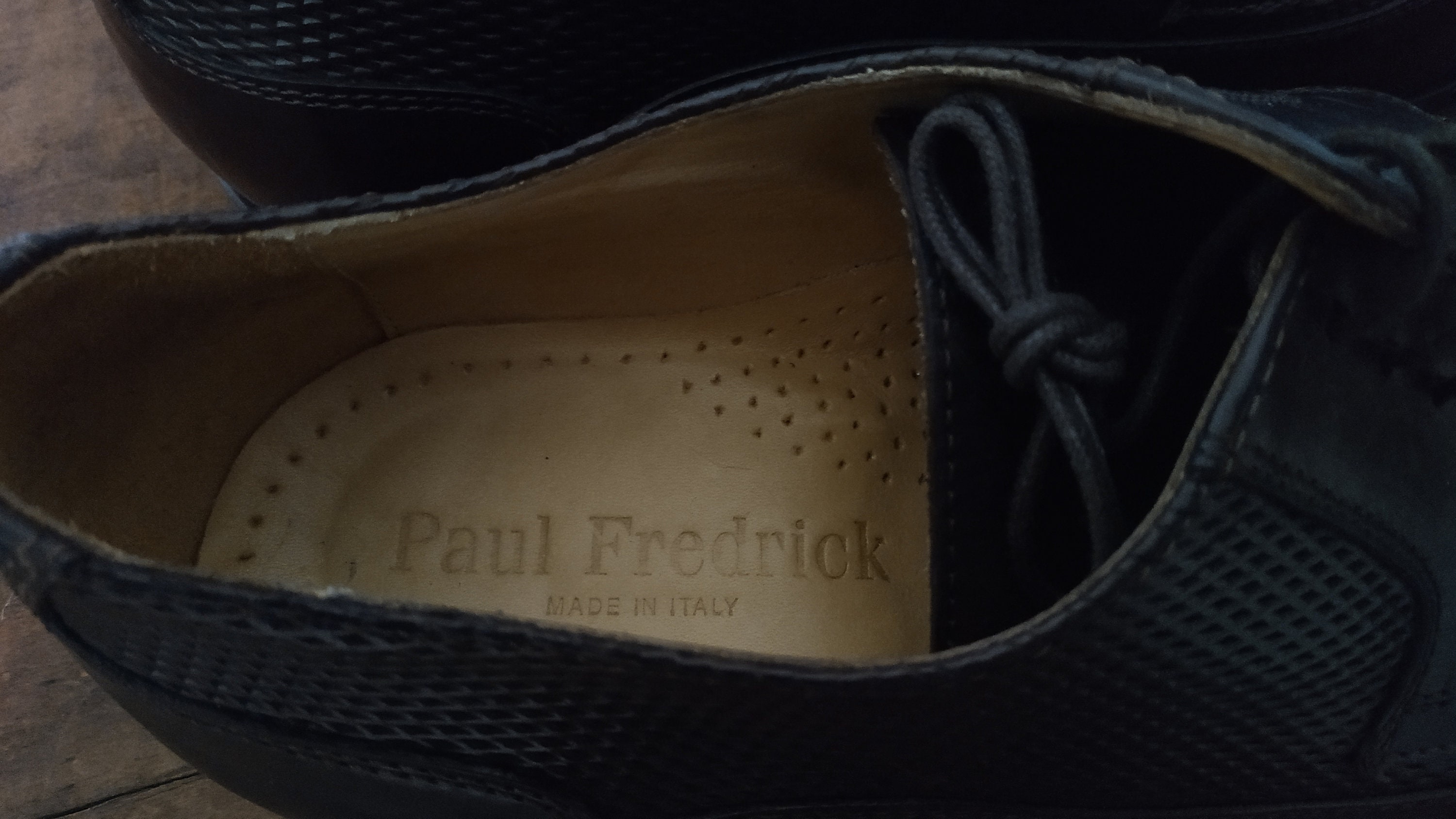 Paul Fredrick Vero Cuoio Italian All Leather Stitched Sole Shoe