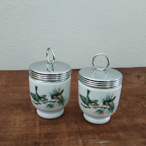 Royal Worchester Egg Coddler Bird Series England Early Series 1949
