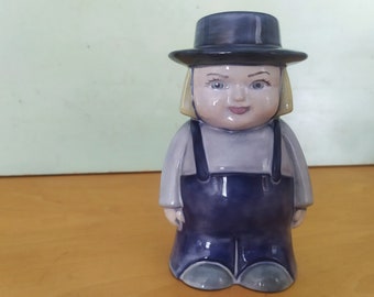 Yozie Mold Blue Boy Ceramic Pilgrim Amish Pennsylvania Dutch Boy