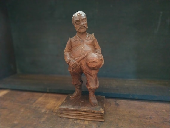 アンティーク ドン・キホーテ サンチョ・パンサ 木彫り彫刻 - Etsy 日本