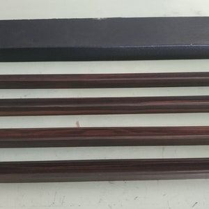 Vintage Mah Jong Pung Chow Game Tiles Rack from 1920’s. Dark Walnut. Mah Jongg image 3