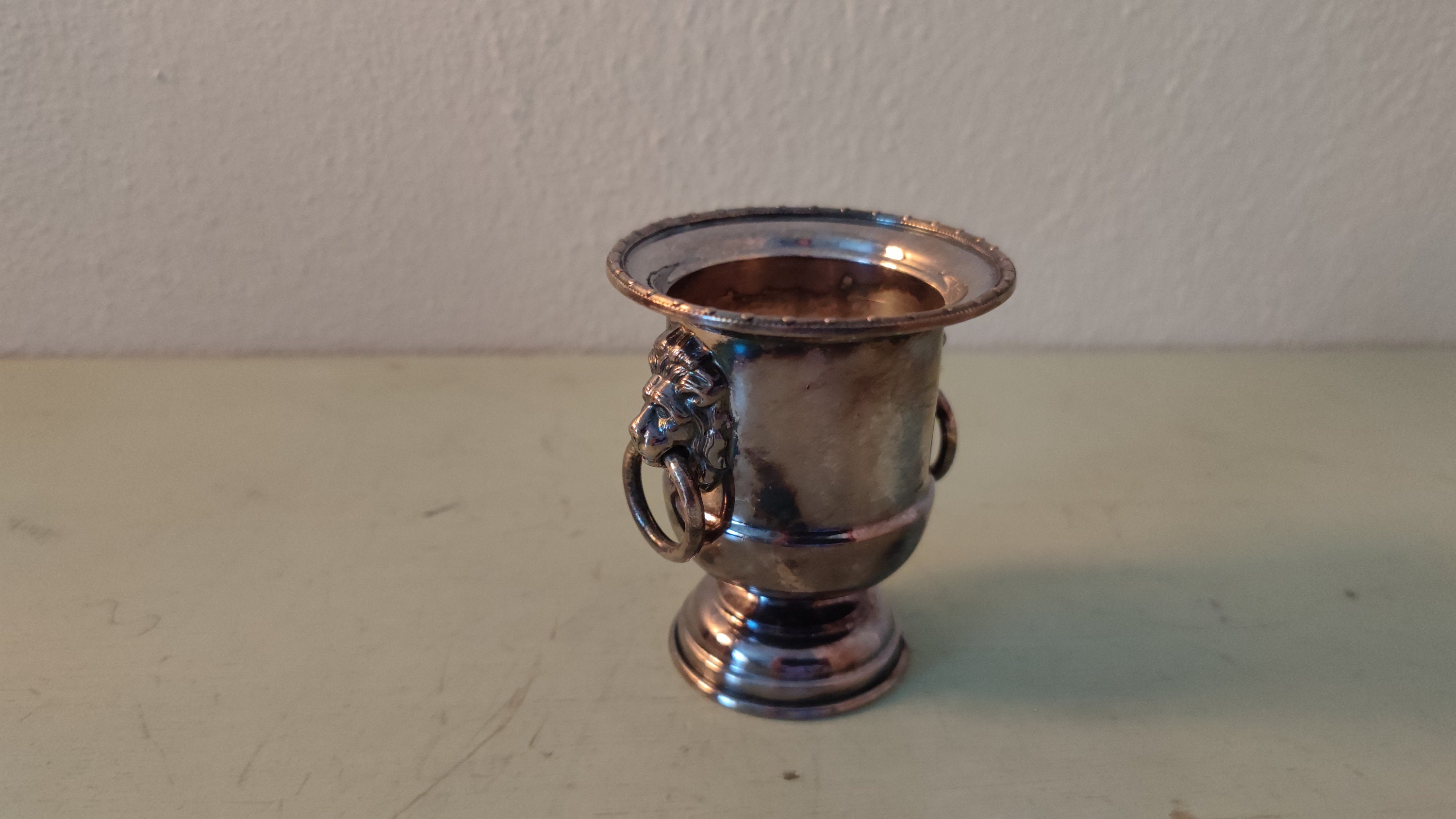 1920's Sheffield Silver Plated Lion Heads Urn Viners Goblet - Etsy