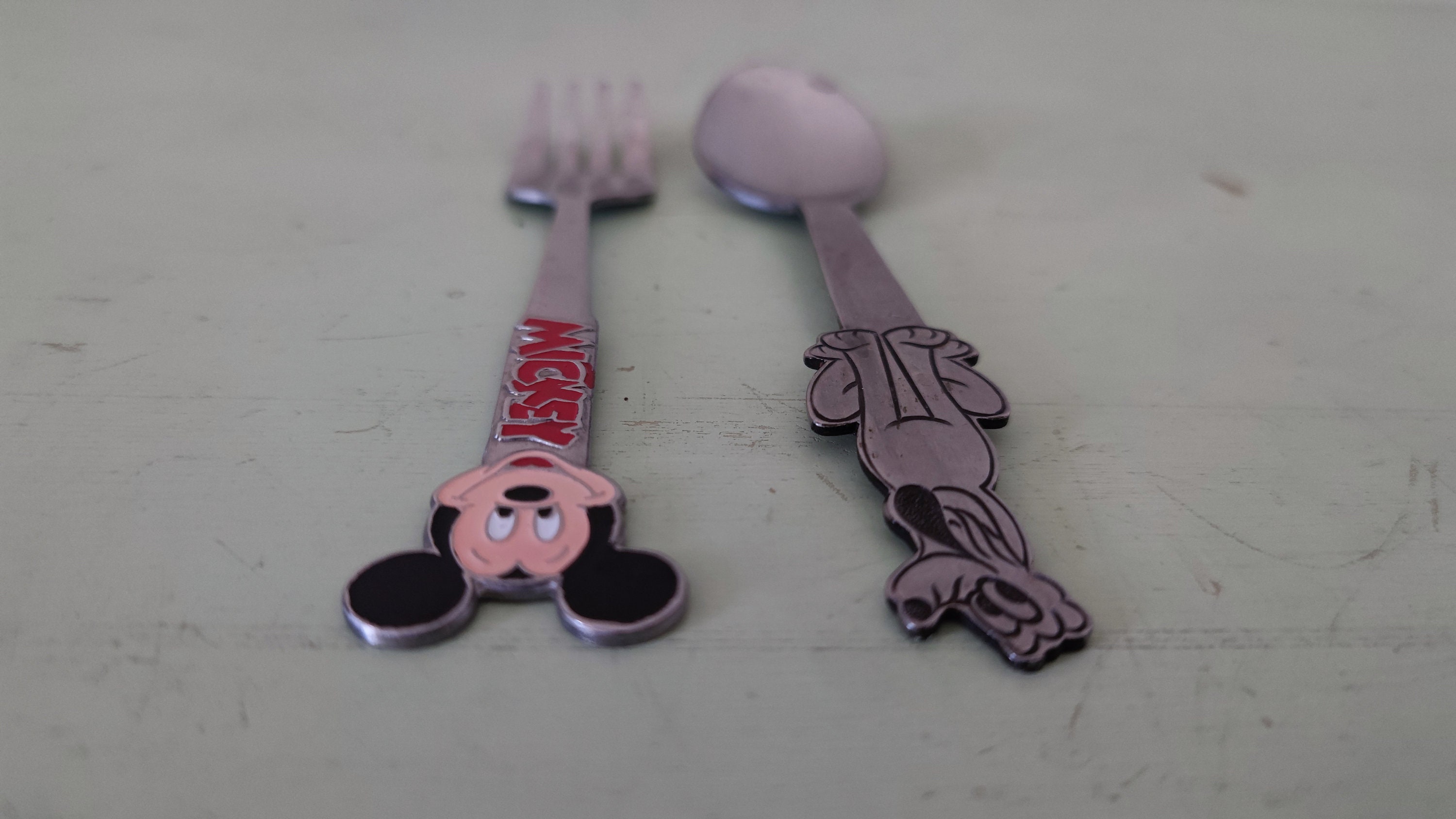 フルカラー ミッキーマウスとプルート ヴィンテージ ディズニー