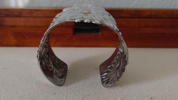 Tiffany & Co Large Silver Daisy Cuff Bracelet - Etsy