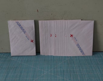 Via Air Mail – Par Avon  Vintage Featherweight Envelopes Set of 45 Hallmark Air Mail