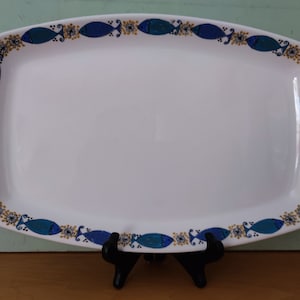 Norway Figgjo Flint Clupea 15.3” Rectangular Serving Platter By Turi Gramstad Oliver