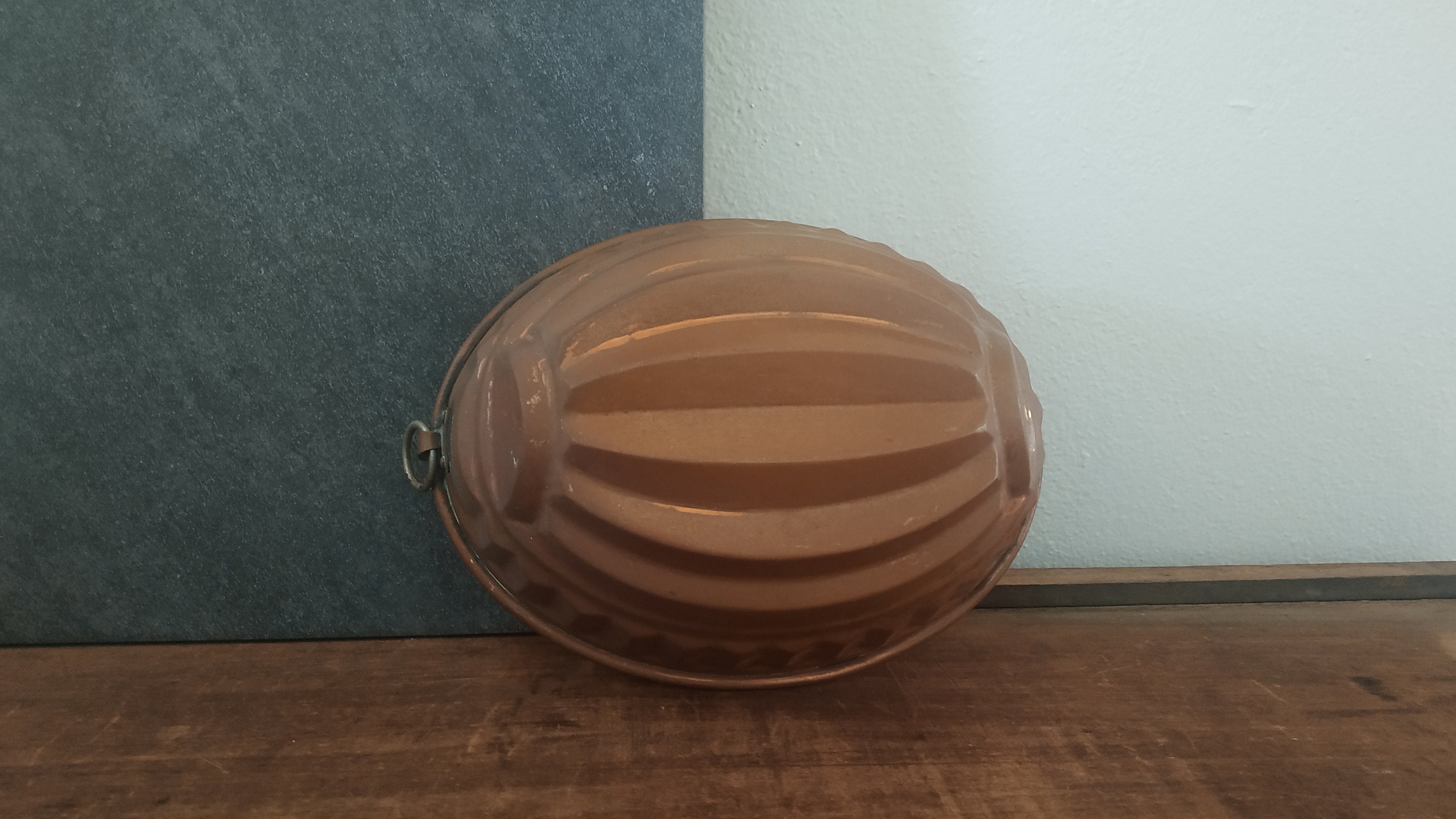 CHRISTIAN WAGNER MASSIV KUPFER 西ドイツ製 Antique Christian Wagner Rein Kupfer Copper Tin Lined Cake Jelly