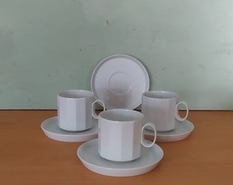 Tapio Wirkkala Sunion Rosenthal Studio Line Koffiekopjes, jaren 60
