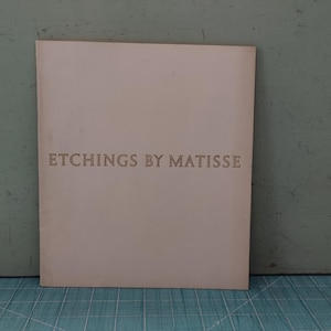Radierungen von Matisse 1954 Museum für moderne Kunst William S. Lieberman Souvenir Booklet