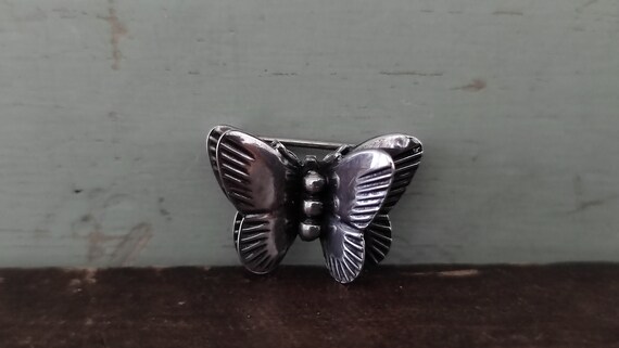 Sterling Butterfly Dimensional Double Winged Litt… - image 10