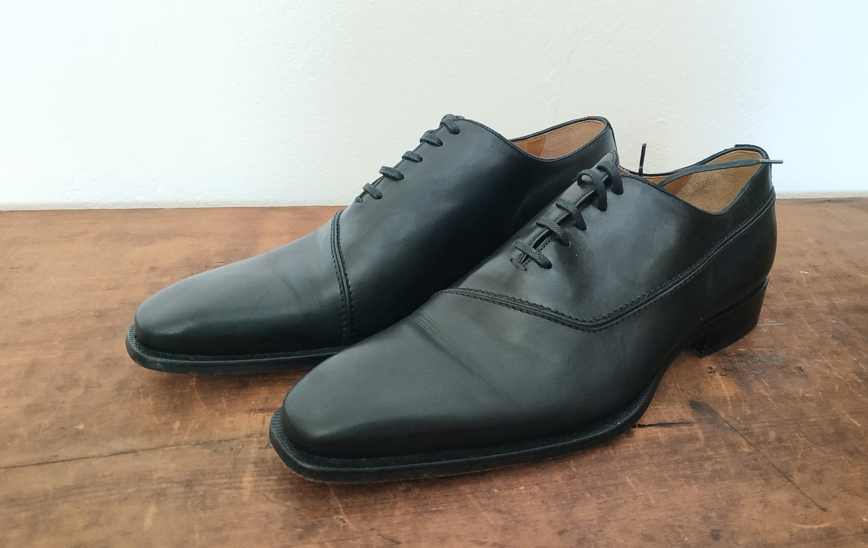 Paul Fredrick Vero Cuoio Italian All Leather Stitched Sole 