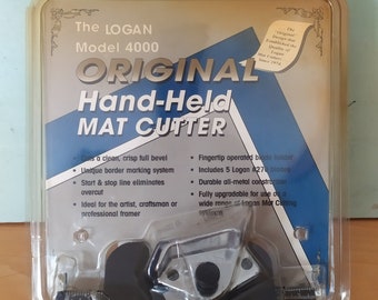 Logan Original Hand-held Mat Cutter Model 4000 Unused 