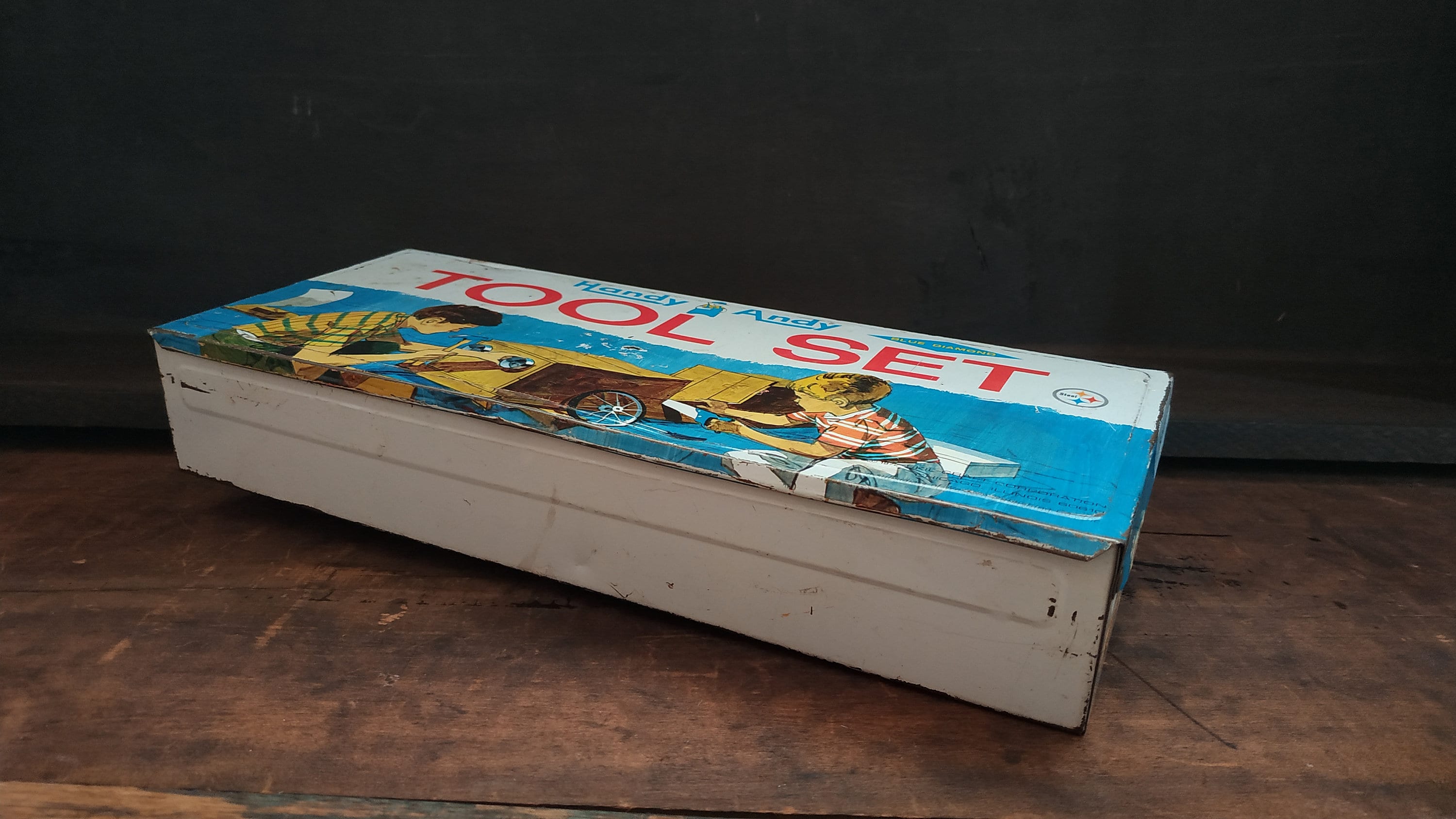 Handy Andy Tools Set Metal Box 1972 Box No. 12 - Etsy