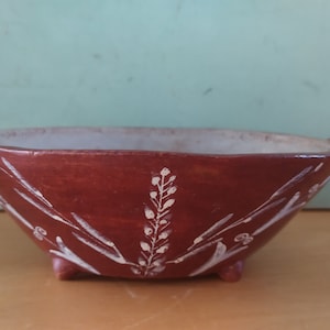 Panche or Tolima Columbian Clay Pottery Bowl