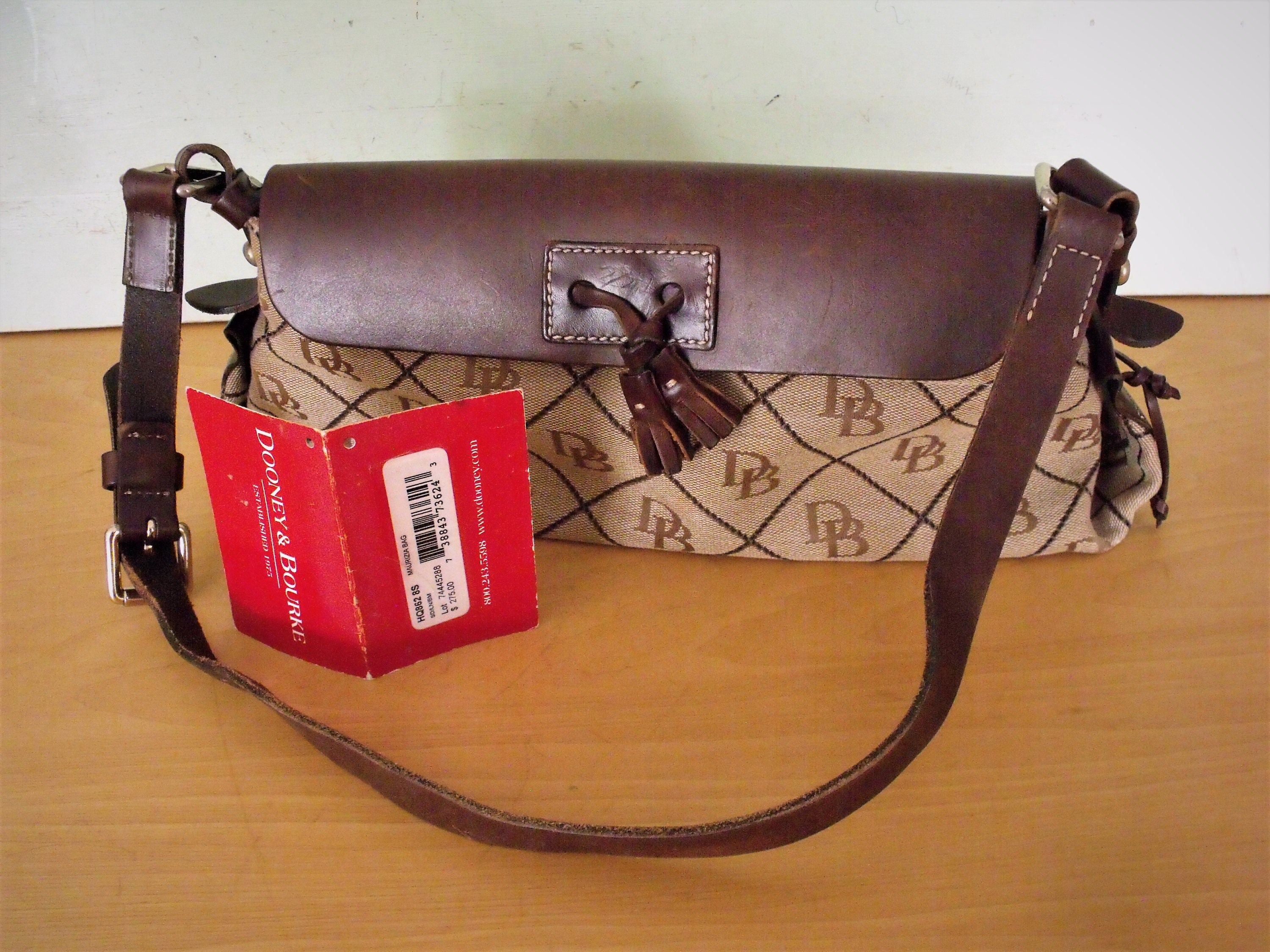 Dooney & bourke leather backpack purse outlet