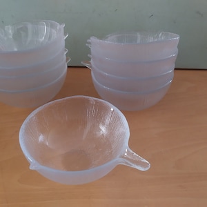 Scandinavian Art Glass Ice-cream Dessert Bowls Kiisseli Berry Pudding Bowls