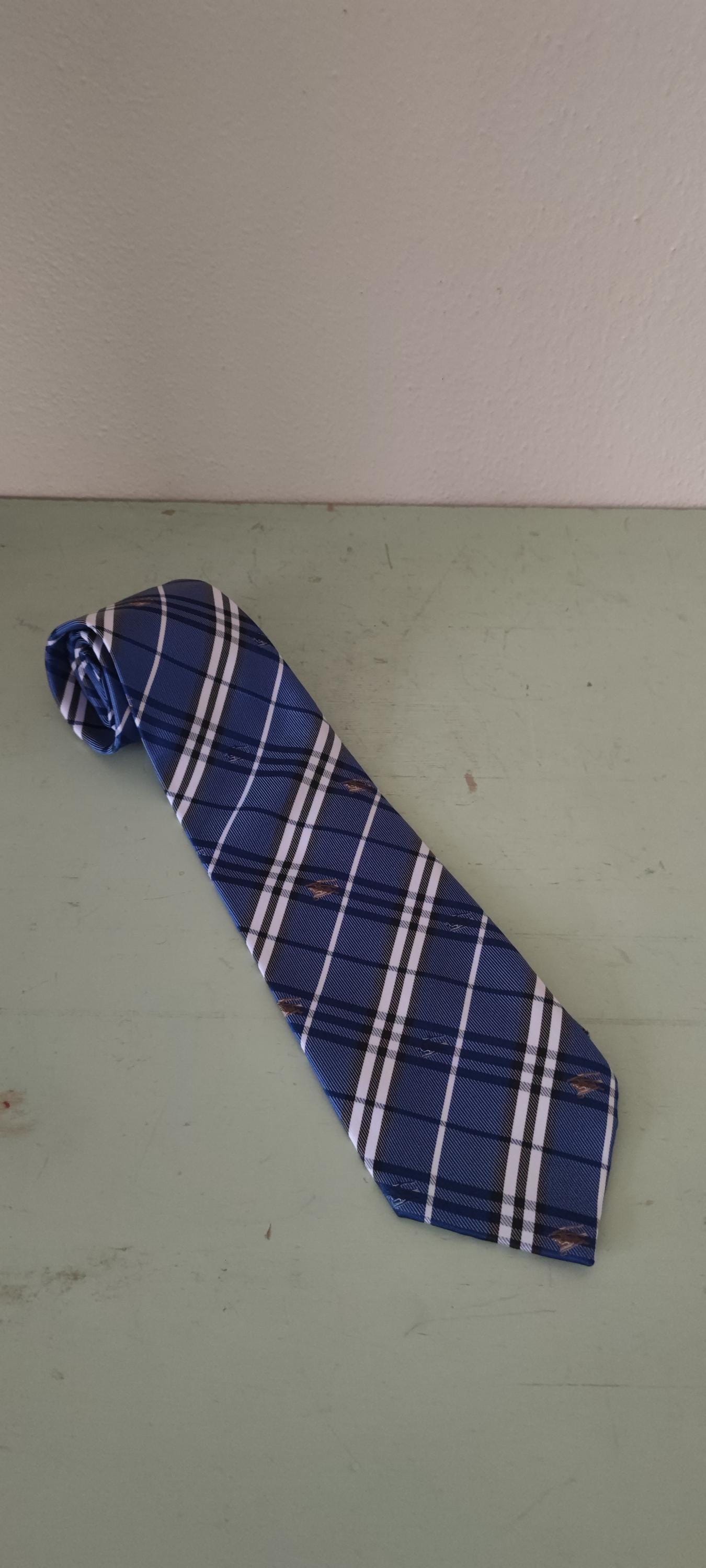 Burberry Equestrian Knight Classic Nova Check Plaid Blue Pattern