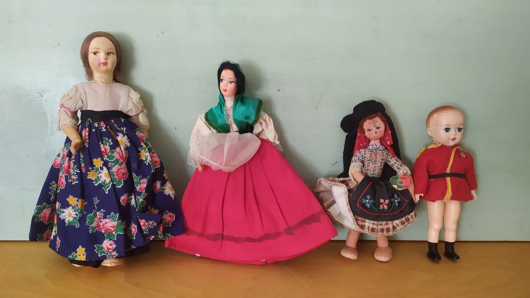 Vintage Doll Set Nazare Portugal Maria Helena Ria Oriellys Etsy