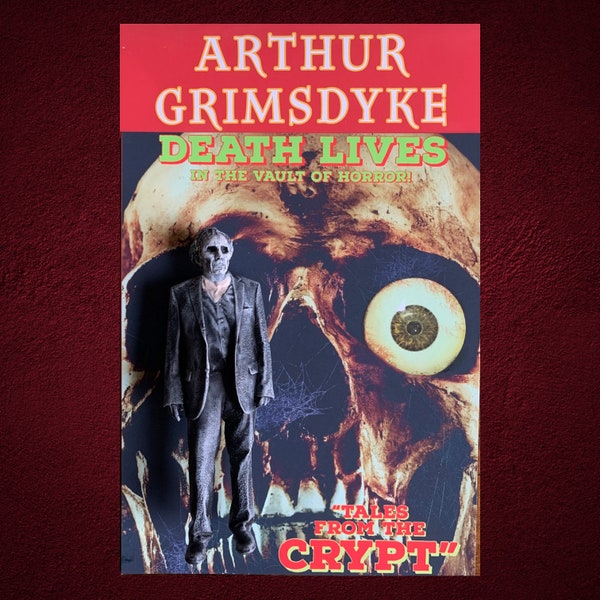 Cuentos de la cripta - Arthur Grimsdyke - Peter Cushing - Justicia poética - Amicus Movie 1972 - Figura de acción de muñeca de 12 cm