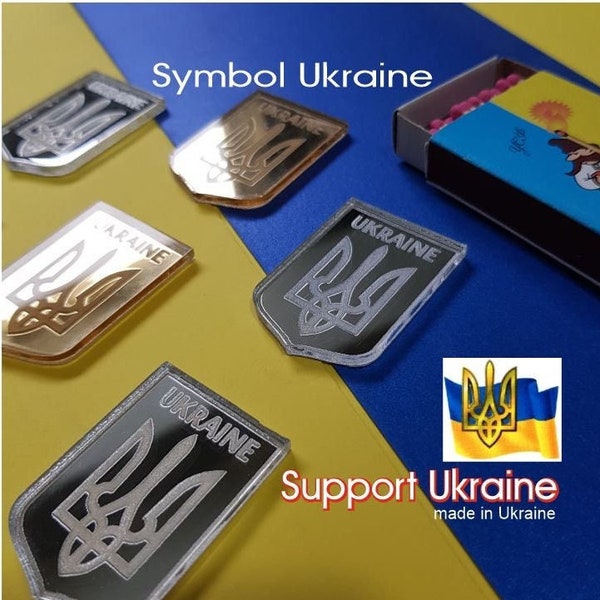 Symbol of Ukraine, Sticker car, Made in Ukraine, Ukrainian sellers, Assistance to Ukraine, Ukrainian flag, I Stand with Ukraine,Help Ukraine