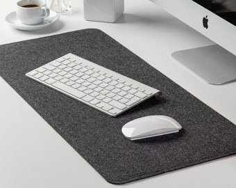 Desk writing pad, desk mat 900 mm width. 2 coasters for free same color as order.